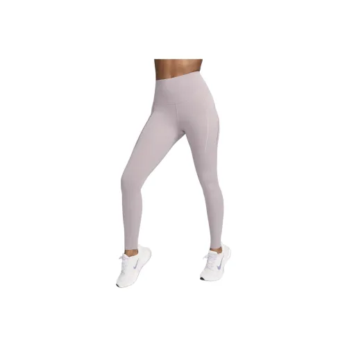 Nike Universa High-Waisted Full-Length Leggings Athletic Trousers Women's Light Purple Ore