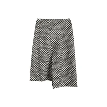 Olrain Casual Long Skirts Women's Black
