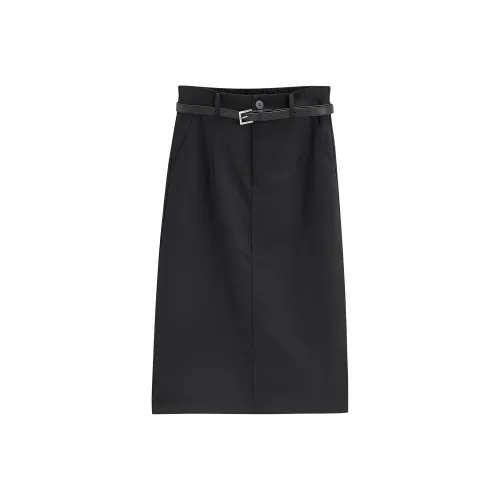 Love To Serve Casual Long Skirt Women's Black