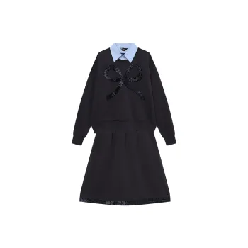 LOUISY AO Skirt Set Women's Navy Blue