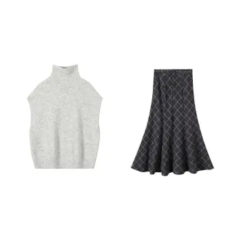 Udon House Two Piece Skirt Sets Women's