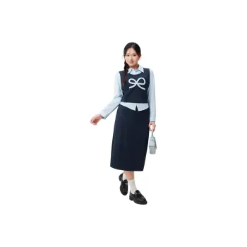 Love To Serve Skirt Set Women's Blue