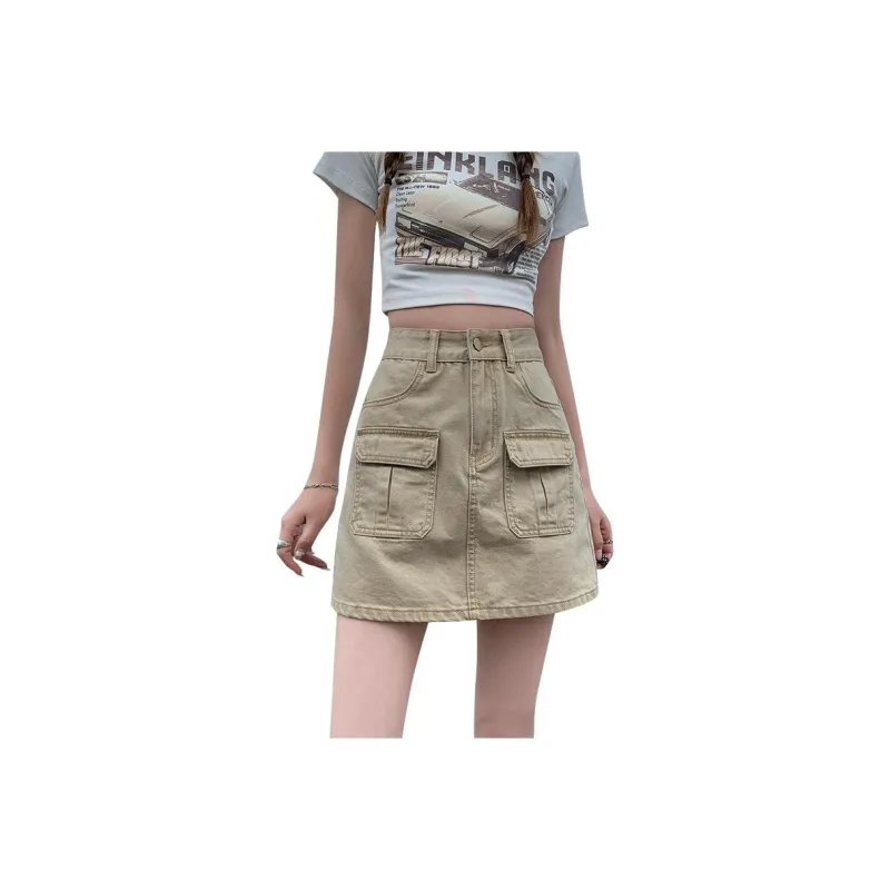 Kazakhstan Denim Short Skirts Women's-2