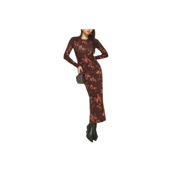 REFORMATION Tommie Knit Dress Long Sleeved Dress Women's