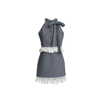 PUREIDOL Skirt Set Women's Gray