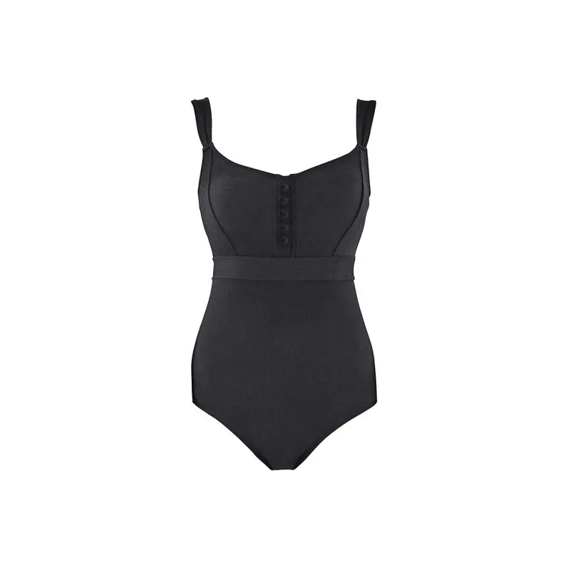 QUA VINO One-piece Swimsuit Women's Black-0