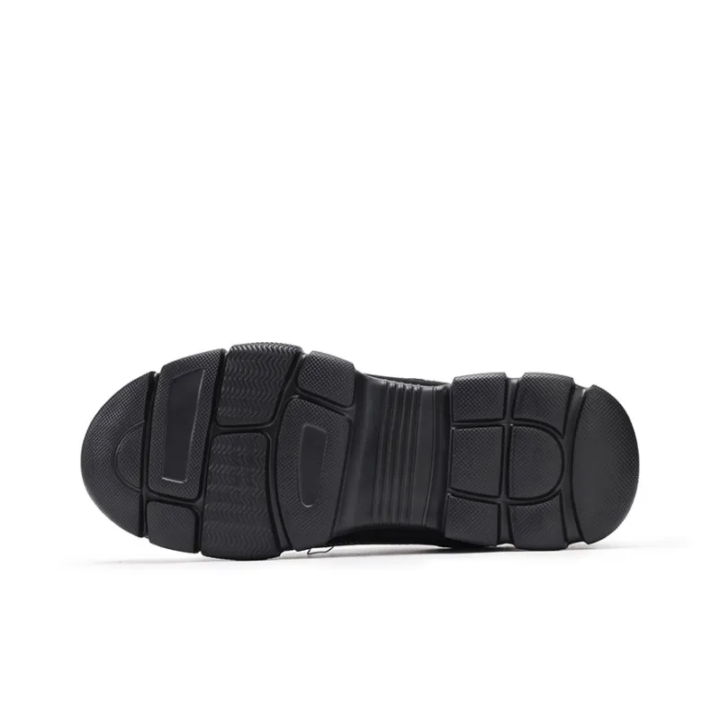 Blue Gull Shield Breathable Lightweight Rebound Low Top Outdoor Shoes Unisex Black-3