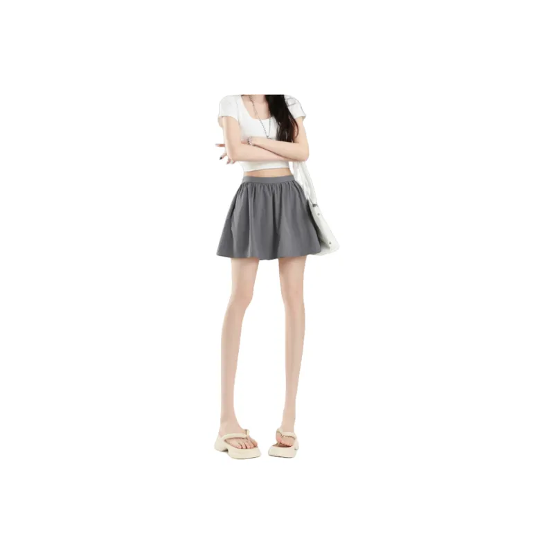 FOREVER 21 Casual Short Skirts Women's Asphalt Gray-0