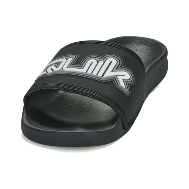 Quiksilver Rubber Sole Abrasion Resistant Slide Slippers Men's Black-1