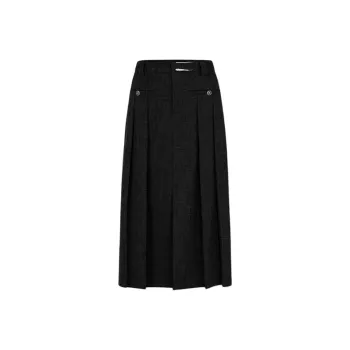 KARL LAGERFELD SS25 Casual Long Skirt Women's Dark Gray