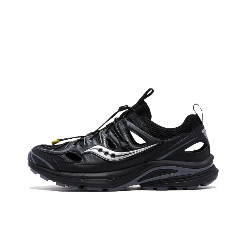 Saucony Kinvara 4 Anti Slip Wear Resistant River Trekking Shoes Unisex Black-0