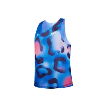 QIAODAN Feiying Tank Top Men's Pink Blue Leopard Print Blended Print
