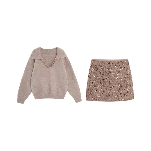 BVODE Two Piece Skirt Sets Women's