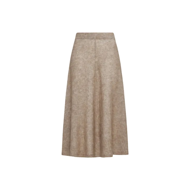 Brunello Cucinelli Elastic Waistband Flared Midi Skirt-0