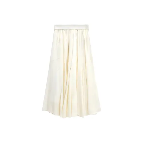 Love To Serve Casual Long Skirt Women's Apricot
