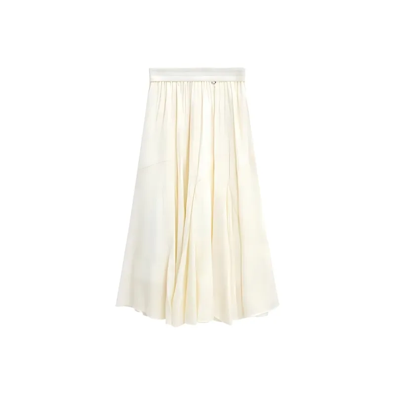 Love To Serve Casual Long Skirt Women's Apricot-0