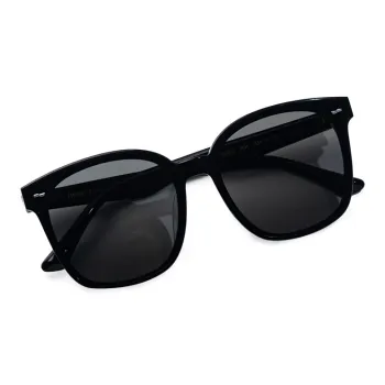 HELEN KELLER Plate Frame Square Sunglasses Unisex