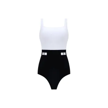 BALNEAIRE Little Black Dress One piece Swimsuit Women's Elegant Melody Black/White