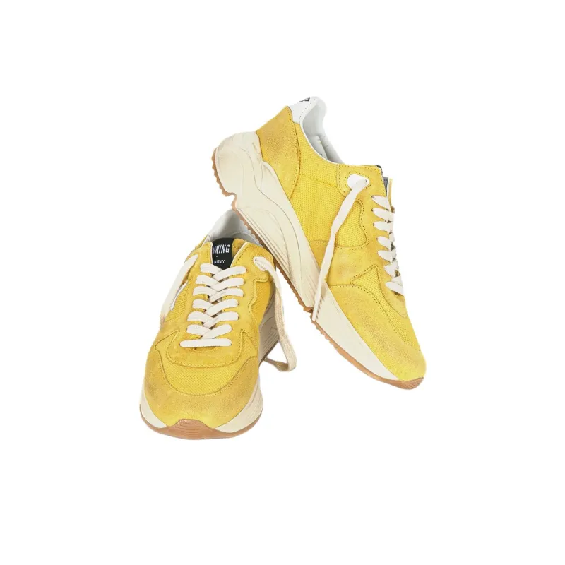 Golden Goose Low Top Casual Shoes Women's Yellow-4