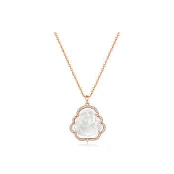 KING TAI SANG Chalcedony Necklaces Women's