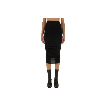 RICK OWENS/RO Casual Long Skirts Women's Black