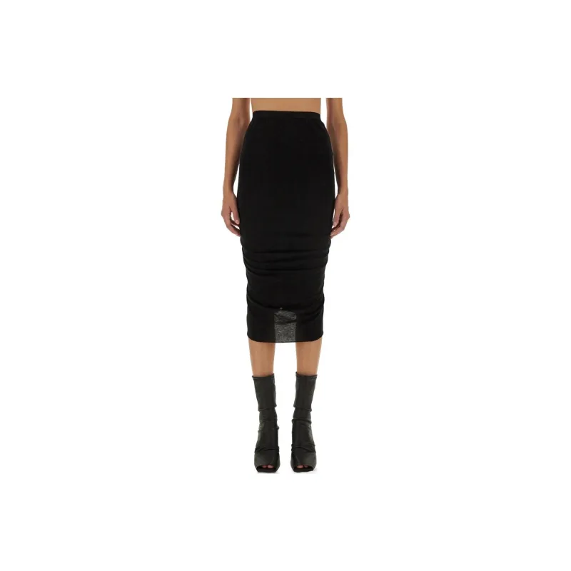 RICK OWENS/RO Casual Long Skirts Women's Black-0