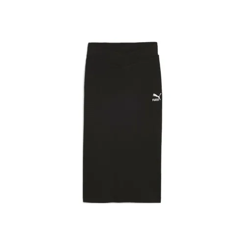 PUMA Falda Midi En Rib Classics