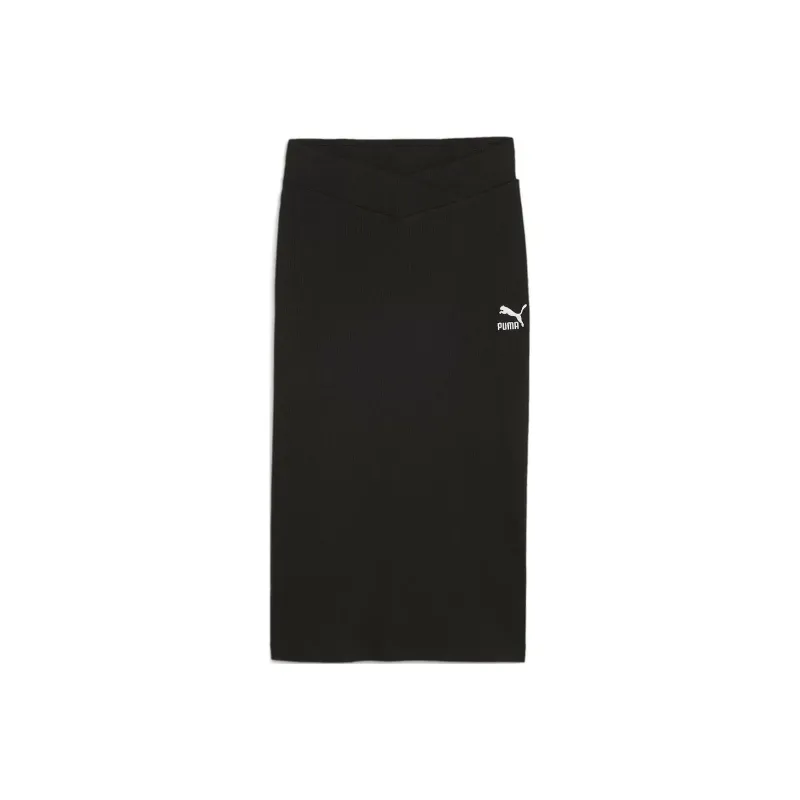 PUMA Falda Midi En Rib Classics-0