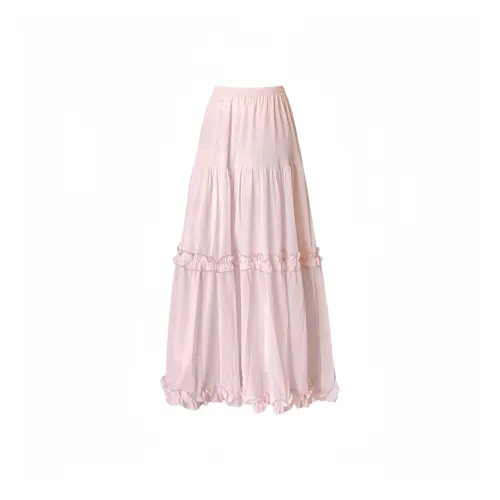 MTHE Casual Long Skirt Women's Pink
