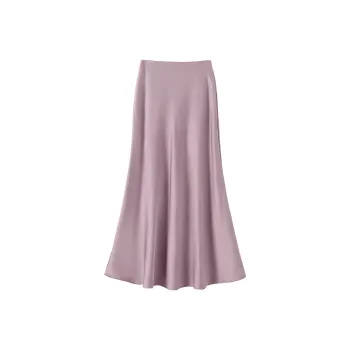 TOUCH Casual Long Skirt Women's Purple Pink