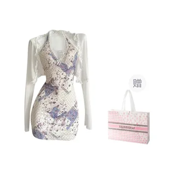 XUANSHU Two Piece Skirt Sets Women's