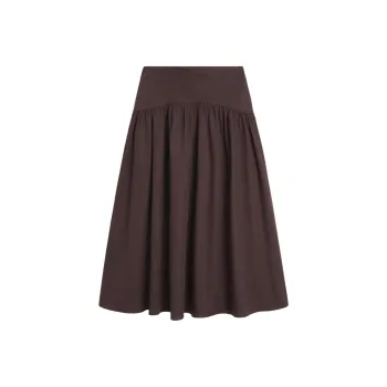Massimo Dutti Casual Long Skirts Women's Brown