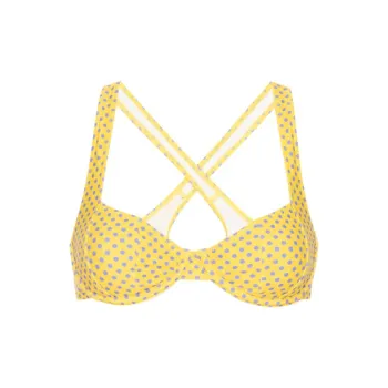 Miaou LUZ BIKINI TOP Bikini Women's Yellow