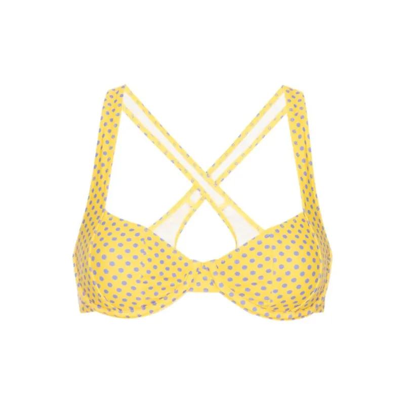 Miaou LUZ BIKINI TOP Bikini Women's Yellow-0