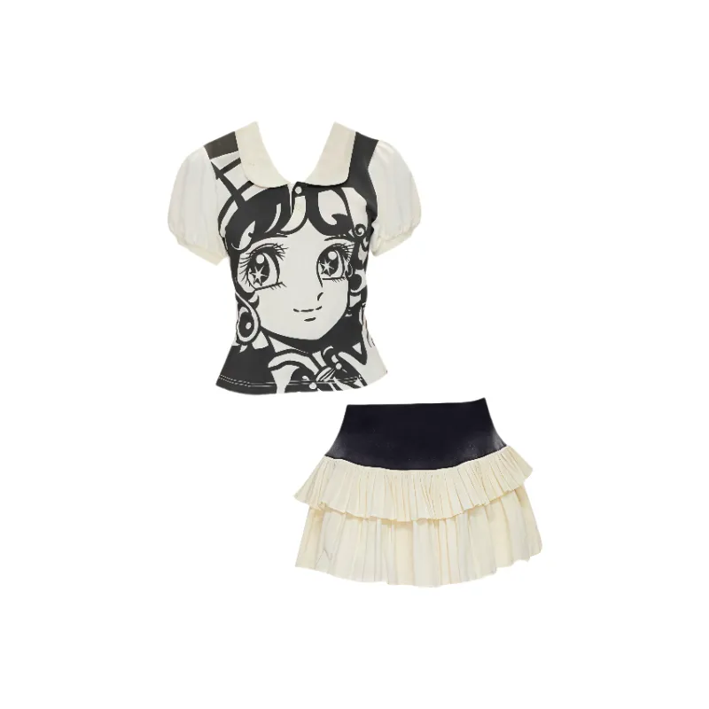 KYKW Two Piece Skirt Sets Women's-0