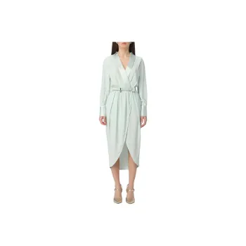 Elisabetta Franchi Long-Sleeved Dresses Women's Blue