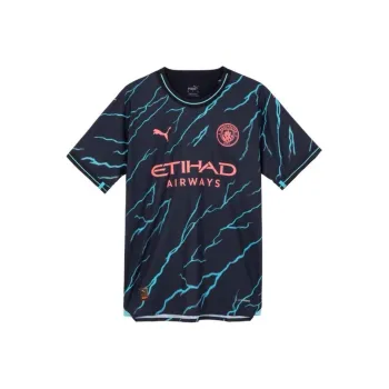 PUMA Manchester City F.C. 2023 24 Authentic Third Soccer Jerseys Women's Blue