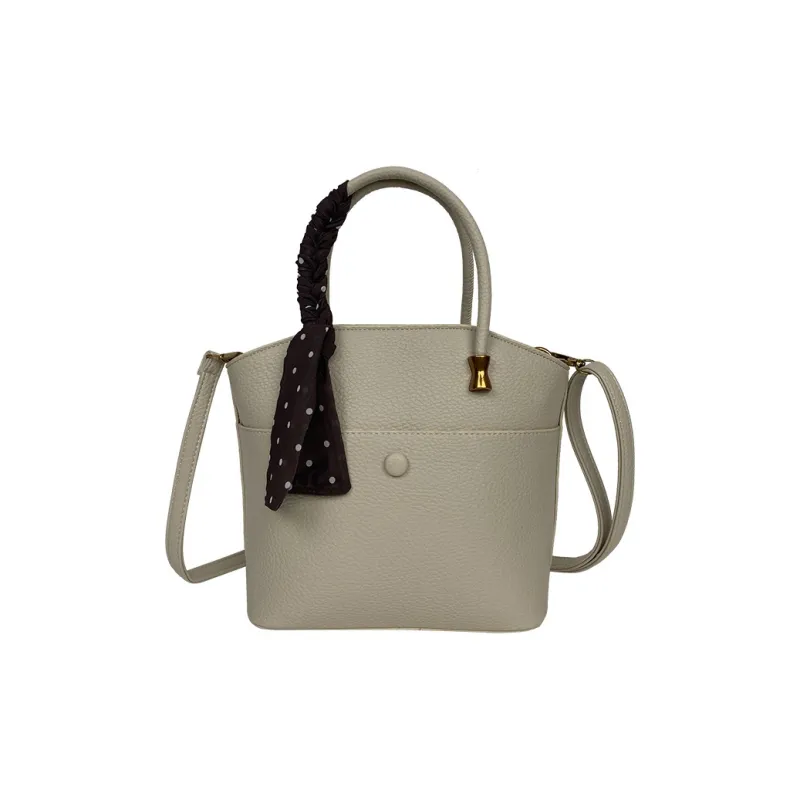 RIVMIND PU Handbag Regular Women's White/Black/Khaki/Coffee/Brown-0