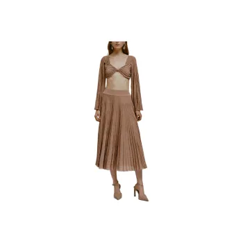 Antonino Valenti Casual Long Skirt Women's Brown