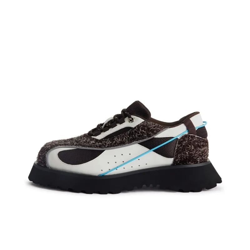 CONP Slip Resistant And Breathable Low Top Casual Shoes Unisex Brown, White & Multicolor-0