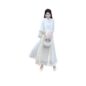 Flowers In Water Skirt Set Women's