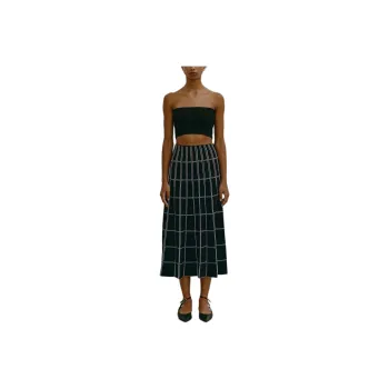 Antonino Valenti Casual Long Skirts Women's Black