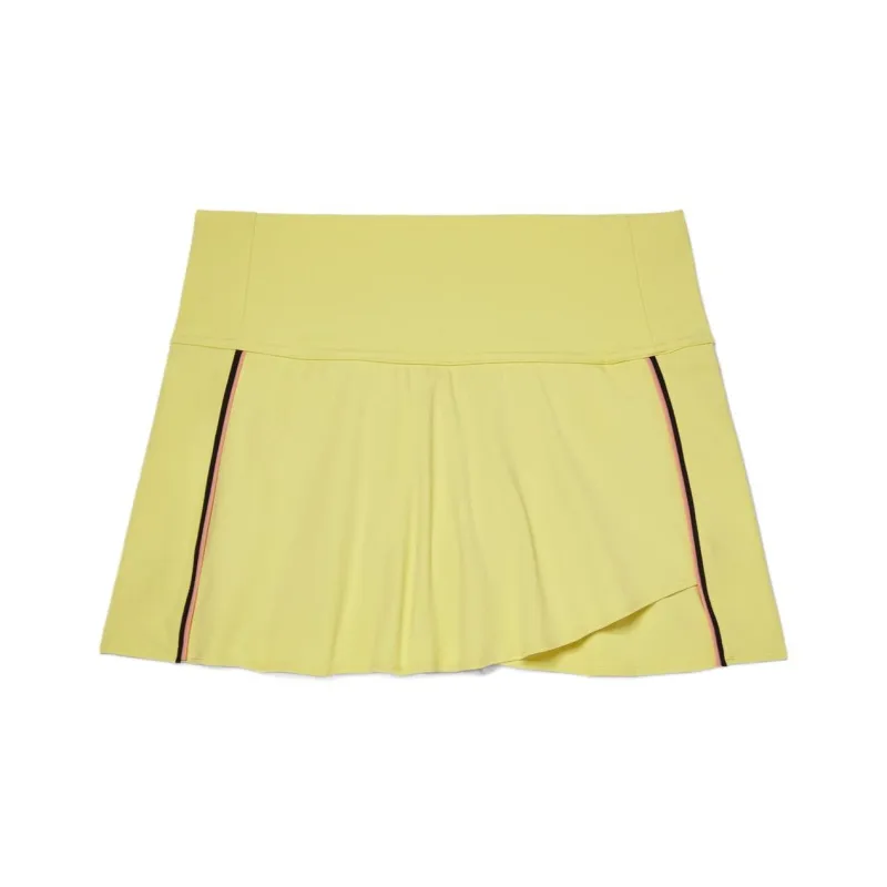 FILA BACKSPIN WRAP SKORT Tennis Bottoms Women's Canary Yellow/735-0