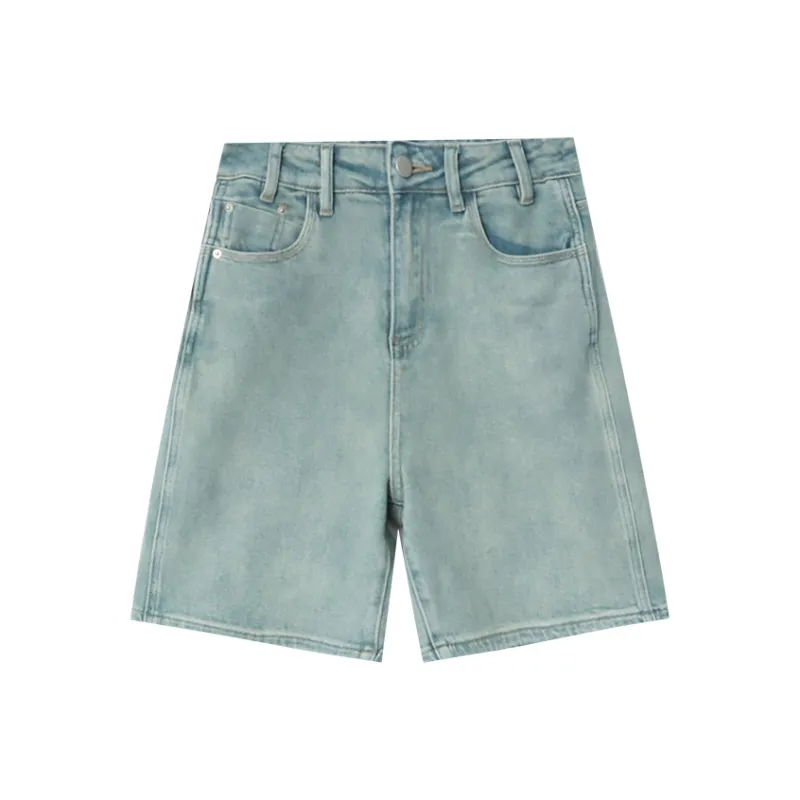 CHARM PICK Denim Shorts Women's Blue-0