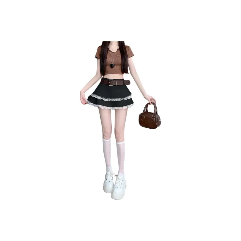 Mu Xiao Xin Casual Short Skirts Women's-5
