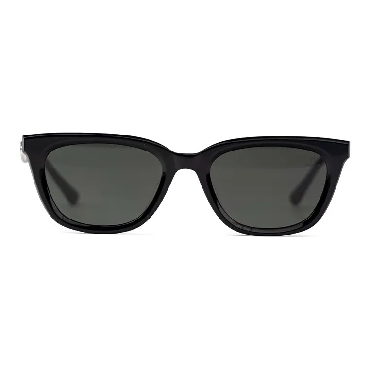HELEN KELLER Plate Frame Cat Eye Sunglasses Unisex-1