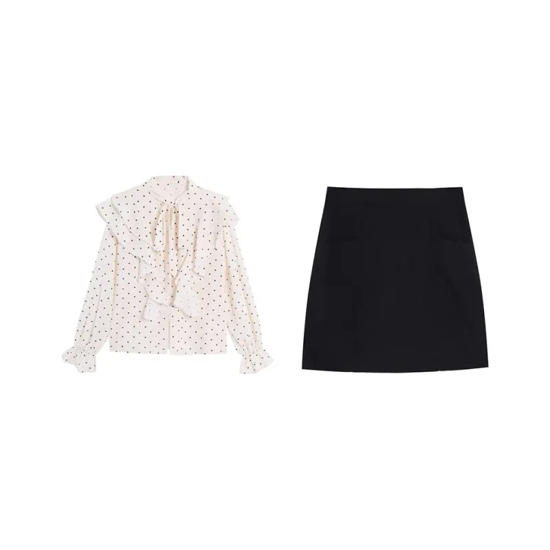 HAPG Two Piece Skirt Sets Women's-0