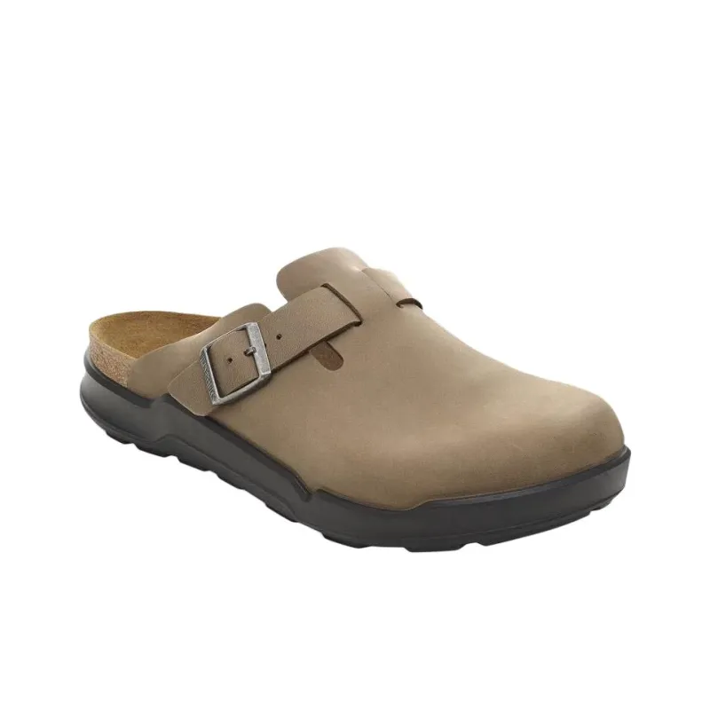 Birkenstock Boston Abrasion Resistant Closed Toe Slippers Unisex Brown-2