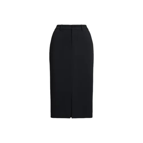 Polo Ralph Lauren SS25 Casual Long Skirt Women's Black