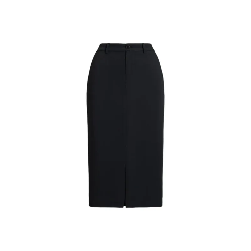 Polo Ralph Lauren SS25 Casual Long Skirt Women's Black-0